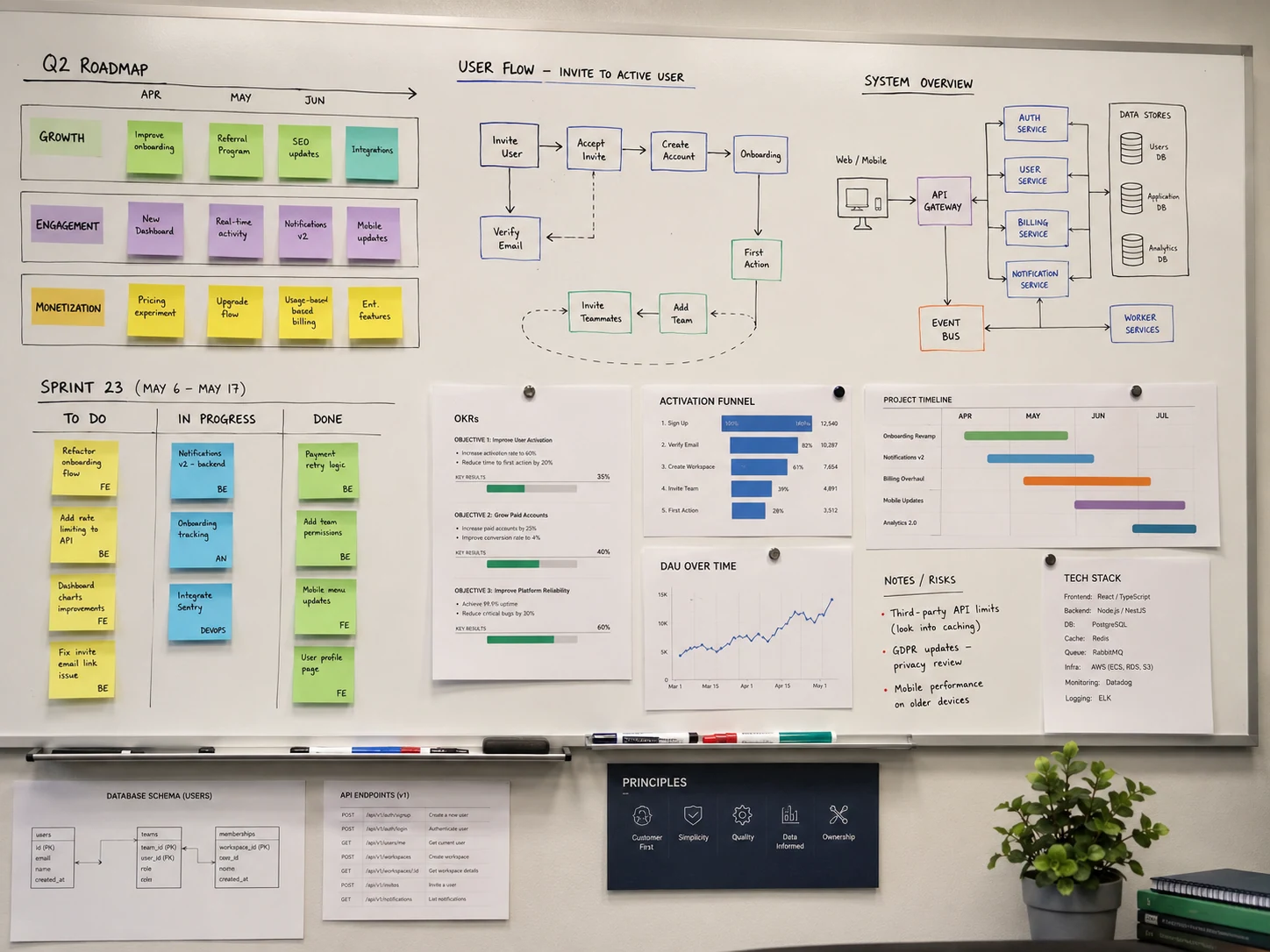 Project planning and software architecture workshop