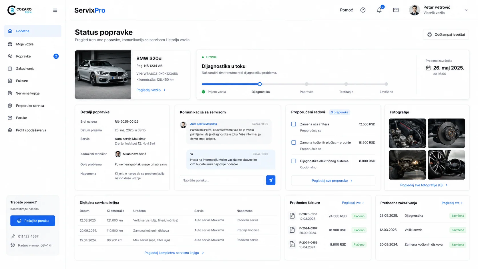 ServixPro auto service platform preview screenshot 3