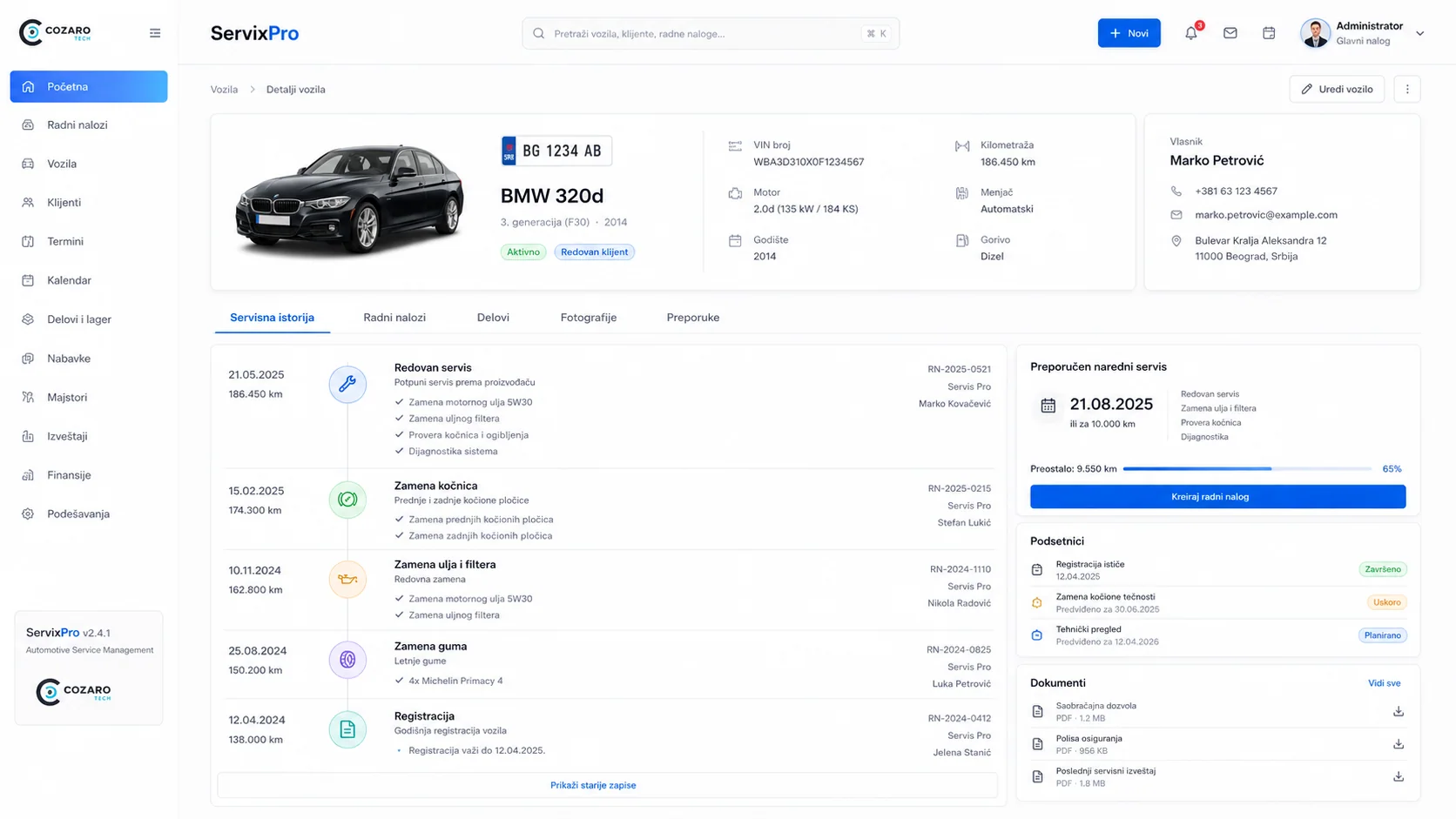 ServixPro auto service platform preview screenshot 4