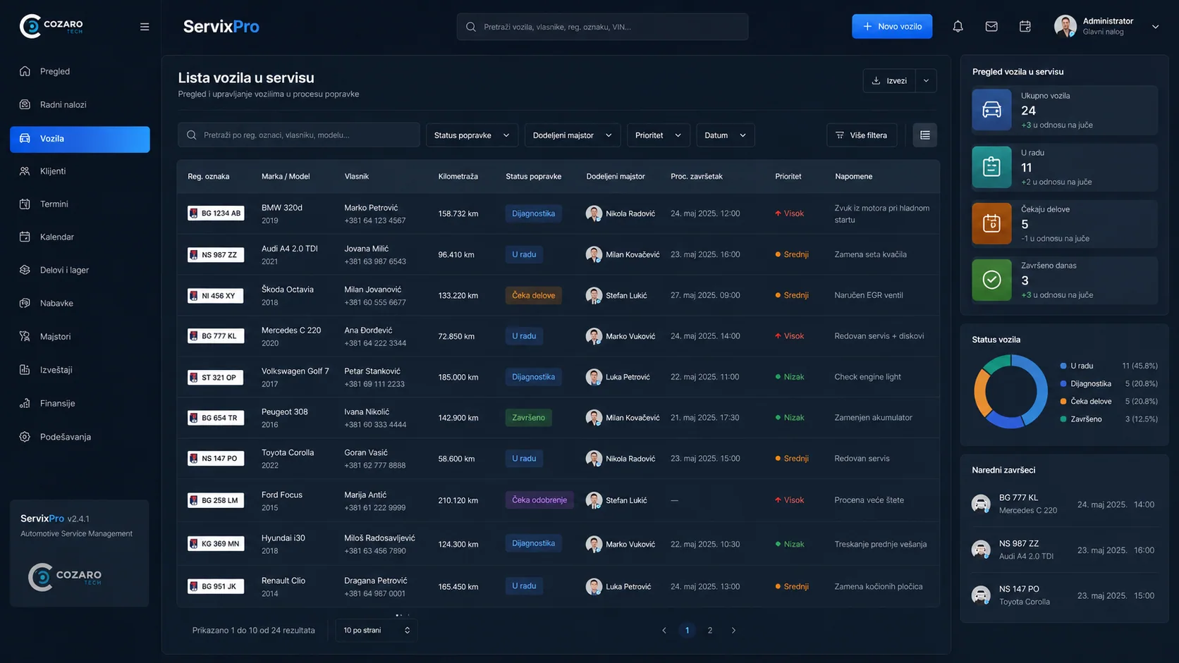 ServixPro auto service platform preview screenshot 7