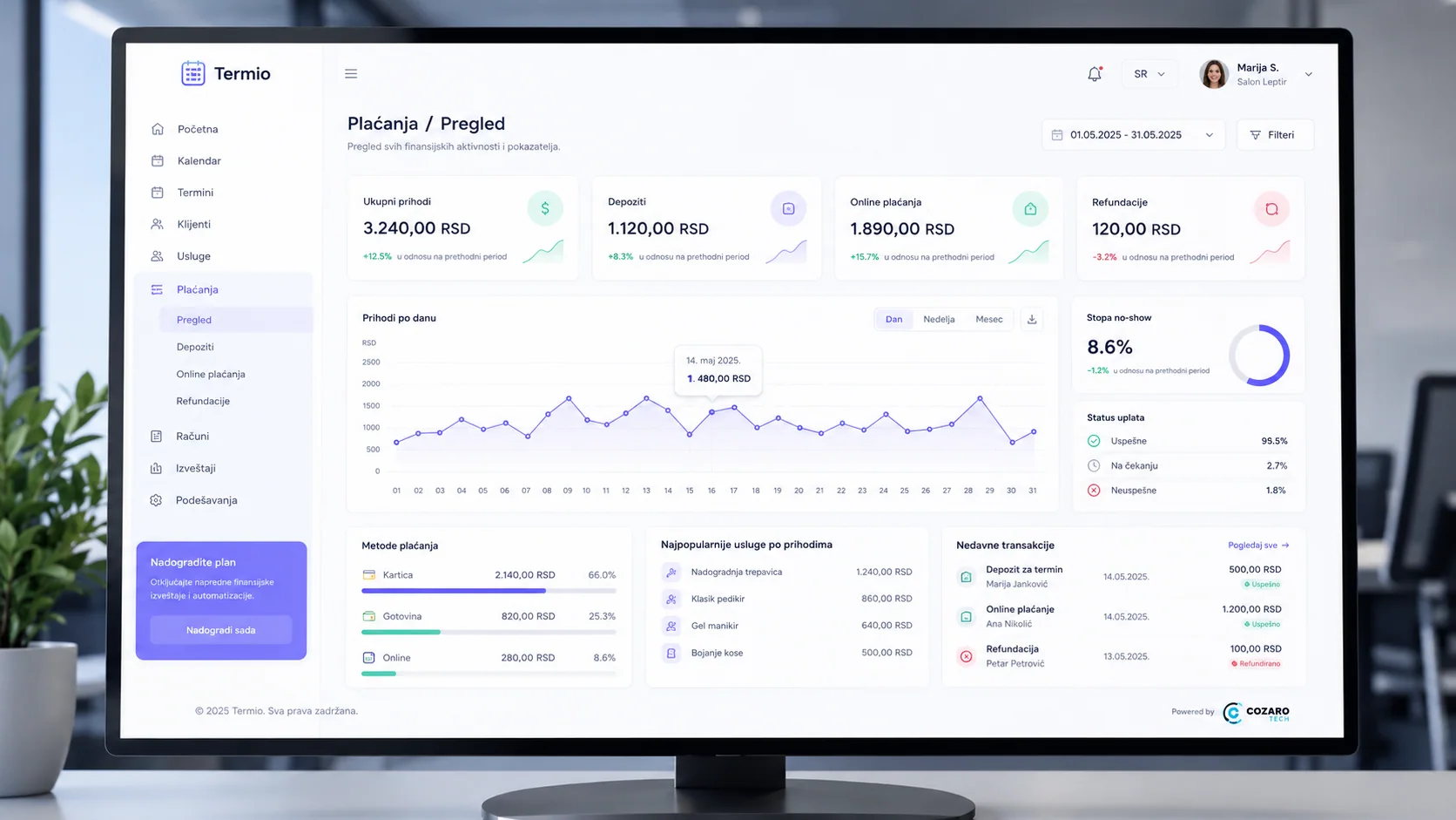 Termio appointment booking platform preview screenshot 7